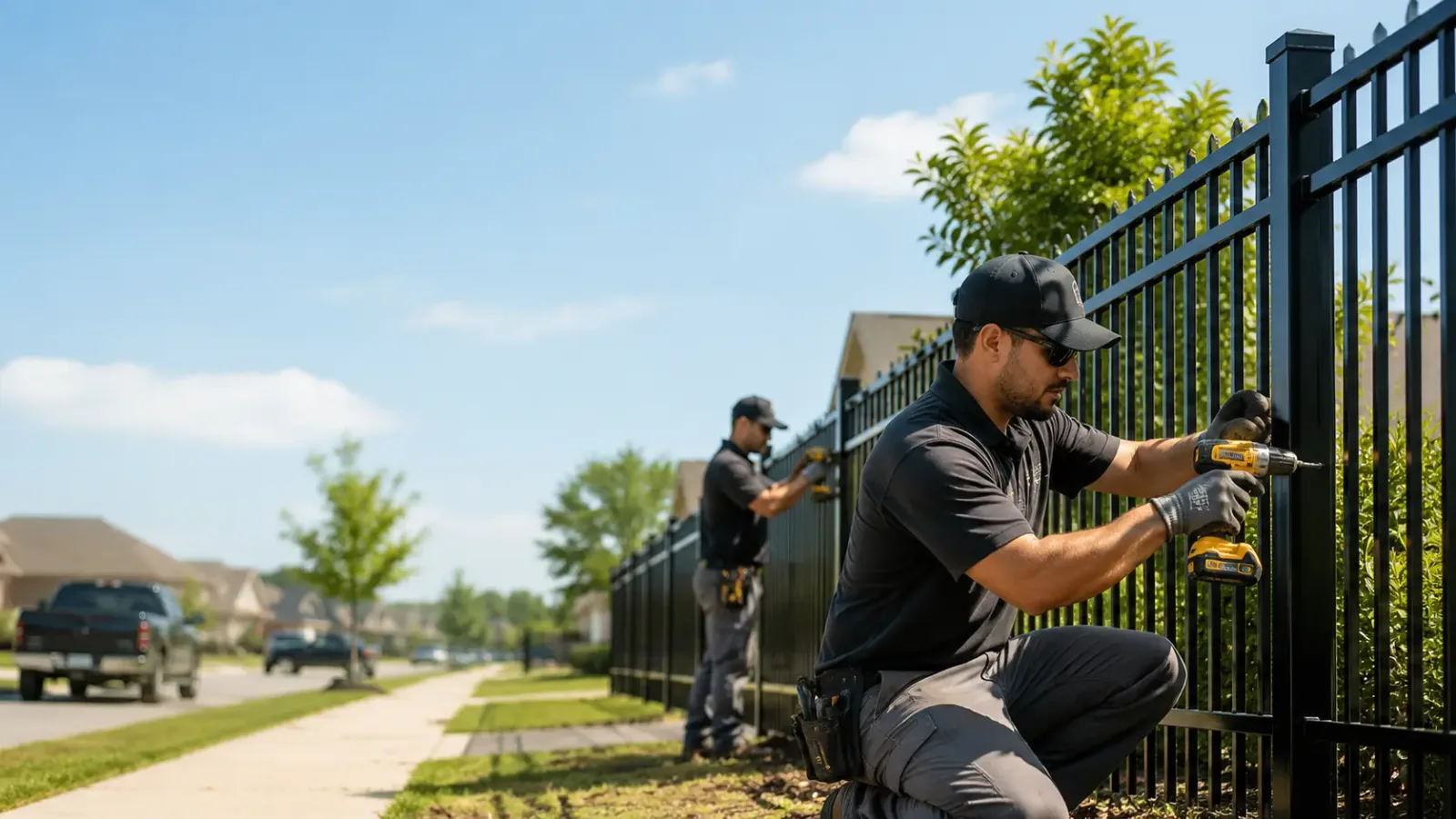 Metal Fence Installation in Hornsby, TN